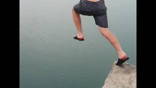 Hagersville quarry cliff jumping [upl. by Nortad]