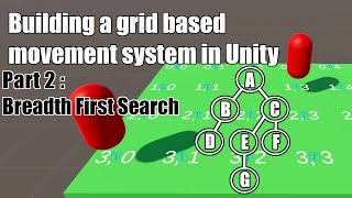 Unity Grid Based Movement System Part 2 Breadth First Search [upl. by Ruzich]