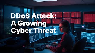 DDoS Attack A Growing Cyber Threat cybersecurity cyberthreats ddosattack onlinesecurity [upl. by Yhtommit]