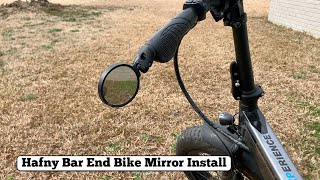 How To Install the Hafny Bar End Bike Mirror [upl. by Ylrad]