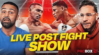 LIVE TEOFIMO vs JAMAINE ORTIZ  POST FIGHT LIVE SHOW [upl. by Cornel492]