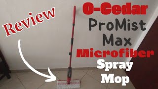 O Cedar Promist Microfiber Spray Mop Review [upl. by Adnahcal885]