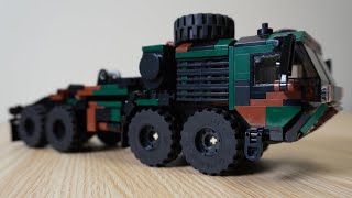 LEGO  HEMTT TRUCK CAMOUFLAGED  SMAILBRICK CUSTOM LEGO KIT [upl. by Sigismundo7]