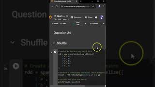 What is a Shuffle Operation in Apache Spark  Understanding Data Redistribution Q24 [upl. by Ehud]