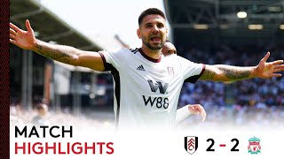 Fulham 22 Liverpool  Premier League Highlights  Mitro Scores Brace On Opener [upl. by Narton850]