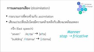 Intro Lang  Phonological Process [upl. by Ardnaed]