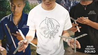 Incredible Butterfly Knife Tricks Balisong  Squid Squad Montage [upl. by Schaaff]