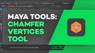 Mayas Chamfer Vertices Tool [upl. by Sahcnip]