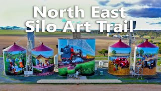 North East Victorian Silo Art Trail [upl. by Arramat842]