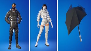 NEW All Fortnite X Moncler SkinsRenee SkinAndre SkinUmbraAxe Pickaxe [upl. by Row]