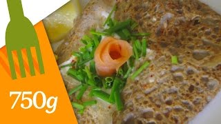 Recette des Galettes au saumon fumé  750g [upl. by Aerdnaid]