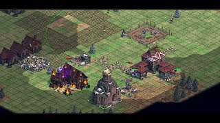 Gurjara Ram Rush  Arena 4v4  Clearing Opponents Base  AOE2 Age of Empires 2 [upl. by Hawk]