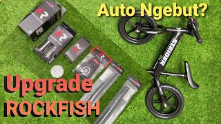 Upgrade push bike strider pro pakai rockfish striderbike rockfish viralvideos trending [upl. by Dorothea]