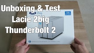 Unboxing amp Test der Lacie 2big Thunderbolt 2 6TB [upl. by Kotick750]