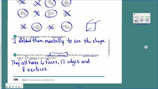 KMS 6th Grade Math  Module 1 Topic 2 Lesson 4 pt 1  Surface Area [upl. by Nniroc]