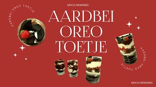 Heerlijke en Simpele Aardbei Oreo toetje  Makkelijk amp Snel Recept  NoBake Dessert [upl. by Franny610]