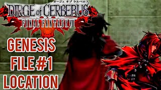 Dirge of Cerberus FFVII Undub Genesis File 1 Location [upl. by Atiroc]