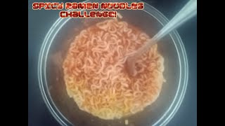 Spicy ramen noodles challenge [upl. by Adamis328]