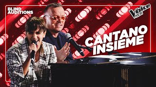 Tommaso e Gigi duettano su “La Donna Cannone” di De Gregori  The Voice Kids 3 Blind Auditions [upl. by Uyekawa]