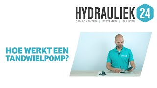 Hoe werkt een tandwielpomp  Uitleg werking tandwielpomp  Hydrauliek24 [upl. by Elacim246]