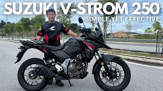 Suzuki VStrom 250 SX  It Is Simple Yet Efficient And Cheap Too [upl. by Attennot]