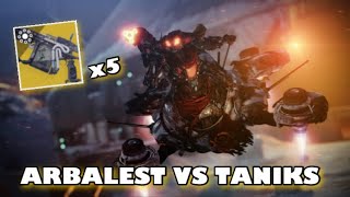 Arbalest vs Taniks  Destiny 2 [upl. by Leesa539]