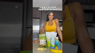 🍍Tasty PINA COLADA Protein Shake proteinshake [upl. by Airdnahc]