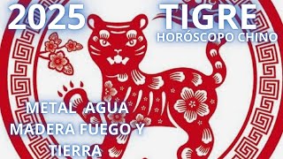 TIGRE 2025 METAL AGUA MADERA FUEGO Y TIERRA [upl. by Christine421]