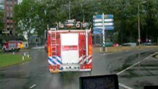 Badhoevedorp TS346 Onderweg naar Bos  Heide brand Schoorl [upl. by Dubenko370]