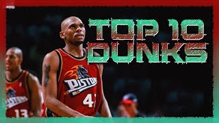 Jerry Stackhouse Top 10 Career Dunks [upl. by Gnof861]