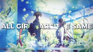 Hyouka Oreki x Chitanda EditAmv All girls are the same [upl. by Atiuqes]