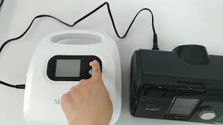 How CPAP Battery Backup Power Resmed Airsense 10 [upl. by Annij]