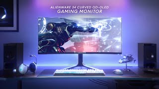 Alienware 34 Curved QDOLED Gaming Monitor AW3423DW  Product Highlights [upl. by Norword271]