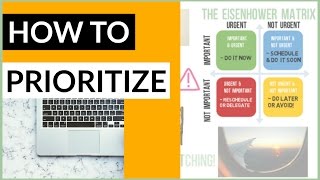 How to Prioritize Tasks Effectively GET THINGS DONE ✔ [upl. by Wiatt]