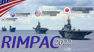 世界最大！圧巻の26カ国軍事演習【リムパック  RIMPAC 2022】 [upl. by Mikey]