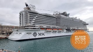 MSC Seaview Cruise ship Tour 2023 [upl. by Luoar38]