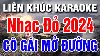 KARAOKE Liên Khúc Nhạc Cách Mạng  Nhạc Đỏ Còn Mãi Cực Hay  Karaoke Công Trình [upl. by Elmore]