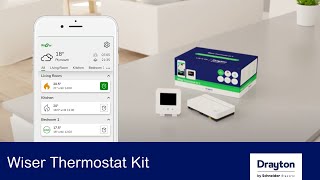 How To Commission Your Wiser Heating Thermostat Kit  Drayton Wiser [upl. by Okiam182]