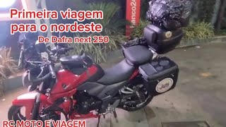 VIAGEM DE MOTO PARA O NORDESTE COM A ESPOSA NOVEMBRO DE 2024 DAFRA NEXT 250 EP 1 [upl. by Mcconaghy]