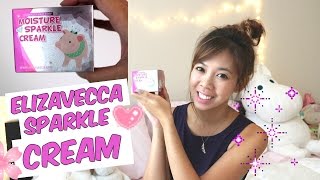 Elizavecca Moisture Sparkle Cream  Memebox Korean Beauty [upl. by Johna985]