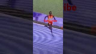 Ethiopias Lamecha Girma sad fall in 3000m Steeplechase Olympics Race [upl. by Neelrahs]