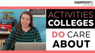 Activities That DO Impress Colleges OWN the College Admissions Process [upl. by Ainoval]