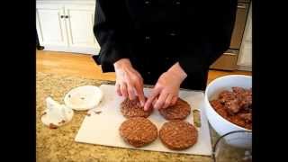 FOOD STORAGE  Hamburgers for Freezer Recipe [upl. by Ellennod]