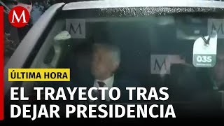 López Obrador arriba a su casa de Tlalpan entre ovaciones de simpatizantes [upl. by Eintirb]