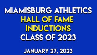 Miamisburg Athletics Hall of Fame Inductions January 27 2023 [upl. by Braasch510]