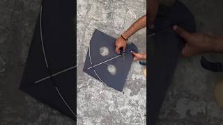 black kite making at home 💥bigkite kitelovers basant kiteflying making shidhumosewala [upl. by Bertsche]