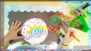 The Dot Kindergarten Art Lesson [upl. by Lunnete729]