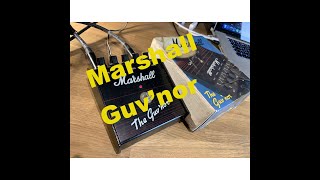 Marshall Guvnor Pedal Mk1 Unboxing and test with Fender Stratocaster amp Gibson Les Paul [upl. by Leddy172]