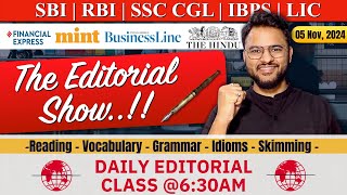 Live Mint Mains Editorial  English Mastery Revealed by Top Editorial Expert [upl. by Igig221]