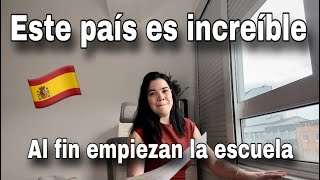 Mis hijas ya comenzaron la escuela 🇪🇸 Sorprendida con la Educación en España [upl. by Anastas]